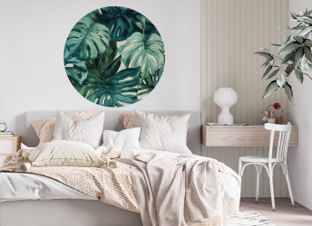 sypialnia tropikalny styl
