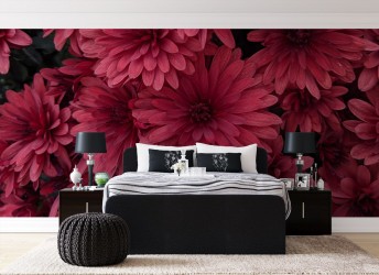 Fototapeta w kwiaty do sypialni