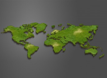 3D mapa świata dla dzieci